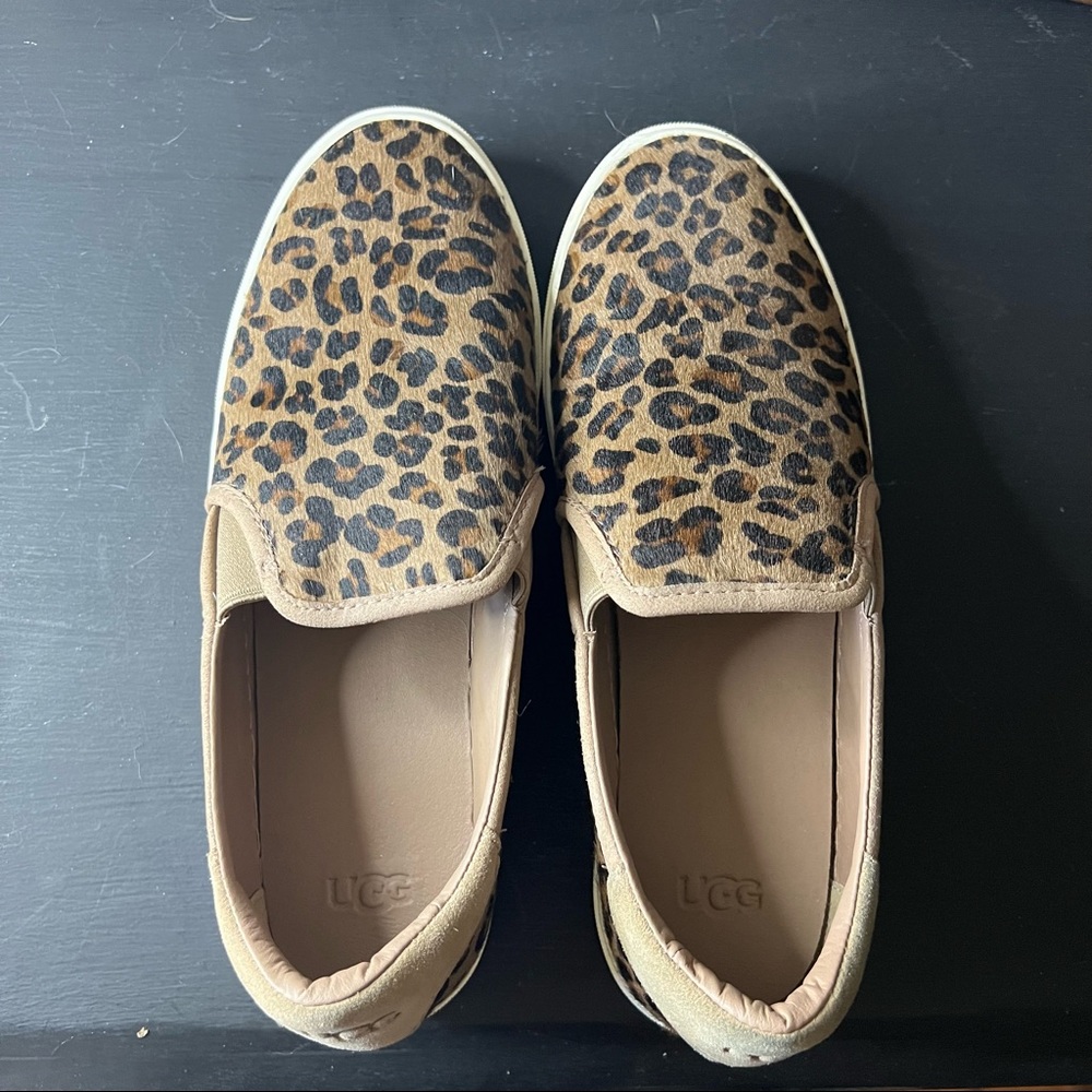 Ugg Slip on Cheetah Print Shoes